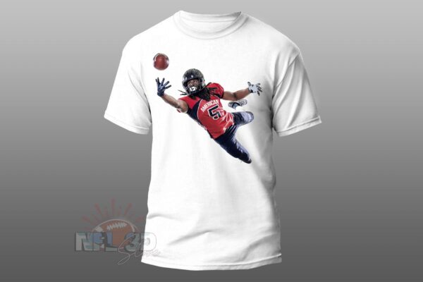 nfl player supper 5 play hard t-shirt unisex for fans