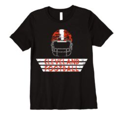 team Cleveland Helmet Retro Vintage t-shirt for fans