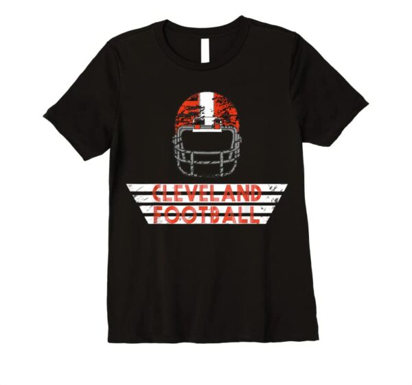 team Cleveland Helmet Retro Vintage t-shirt for fans
