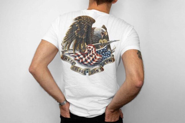 these color dont run america t-shirt back print