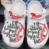 Baseball Mom Classic Clogs Shoes Sporty Theme Croc Water Shoes Baseballl Lovers Crocs Clog Shoes Baseball Mom Classic Clogs Shoes Sporty Theme Croc Water Shoes Baseballl Lovers Crocs Clog Shoes