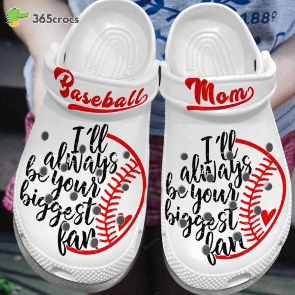 Baseball Mom Classic Clogs Shoes Sporty Theme Croc Water Shoes Baseballl Lovers Crocs Clog Shoes