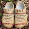 Baseball Never Let The Fear Keep You From Playing Game For Baseball Players Crocs Clog Shoes Baseball Never Let The Fear Keep You From Playing Game For Baseball Players Crocs Clog Shoes