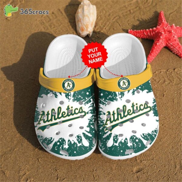 Baseball Oakland Athletics For Baseball Fans Men And Women Crocs Clog Shoes