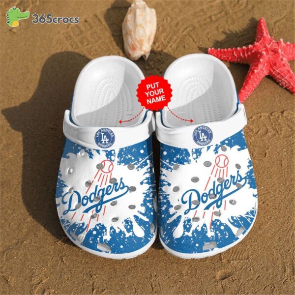 Baseball Official La Dodgers Colorful For Unisex Crocs Clog Shoes