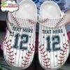Baseball Personalized Classic Whitesole Uniform Crocs Clog Shoes Baseball Personalized Classic Whitesole Uniform Crocs Clog Shoes