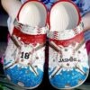Baseball Personalized Watercolor Classic Clogs Shoes Classic Clogs Shoes, Shoes Birthday Gift Baseball Personalized Watercolor Classic Clogs Shoes Classic Clogs Shoes Shoes Birthday Gift