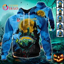 Chargers NFL football Halloween 2023 Jersey 3D Hoodie for fan