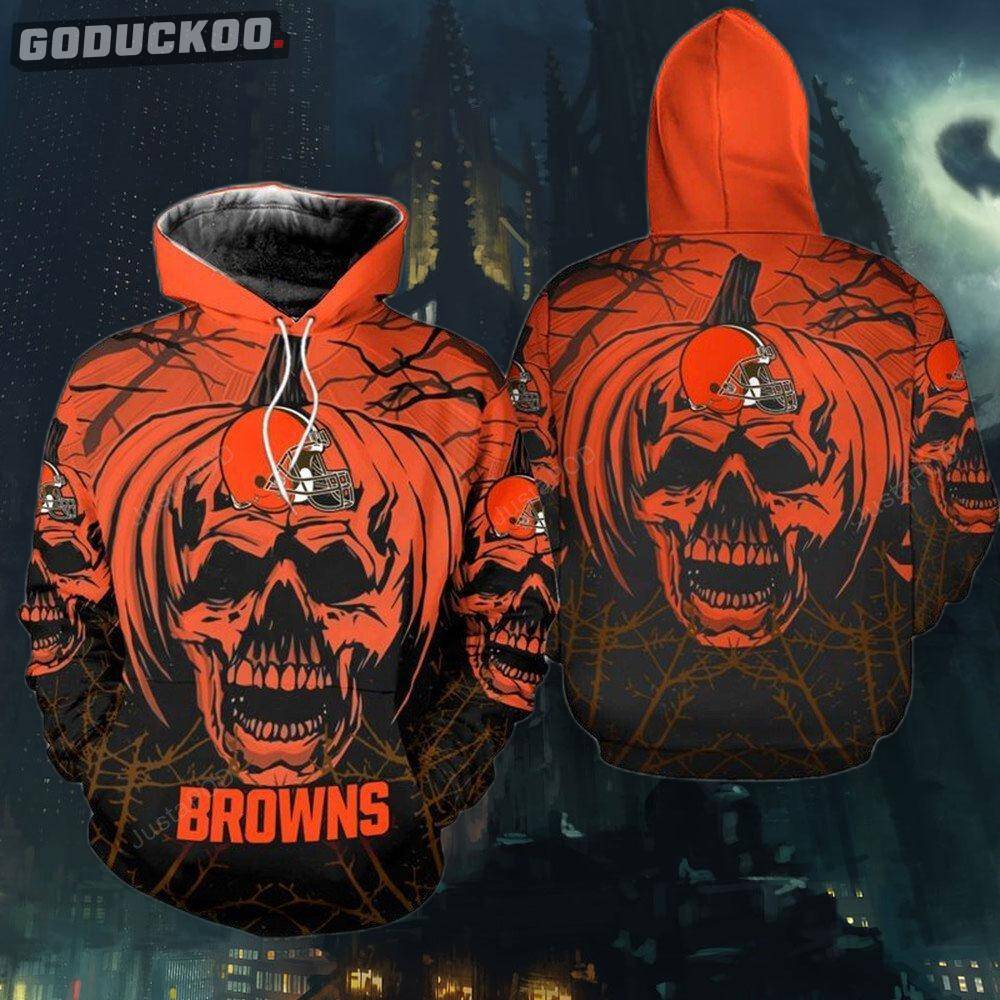 Cleveland Browns nfl All Over Print 3D Hoodie football fan