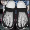 Halloween Skeleton Foot Crocs Crocband Clogs