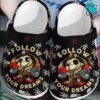 Jack Skellington Follow Your Dream Crocs Clog Shoes For Halloween