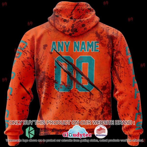 NFL Miami Dolphins 2023 Halloween Blood I'm Fine Personalized 3D Hoodie for fan