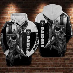 Oakland Raiders nfl halloween new 3D Printed Hoodie for fan