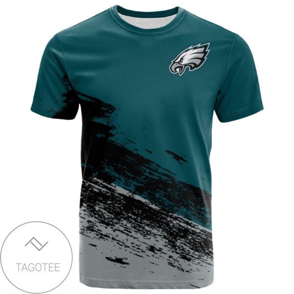Philadelphia Eagles Grunge Style Hot Trending T Shirt- NFL