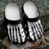Skeleton Boney Feet Custom Shoes Halloween Clog Crocs For gift