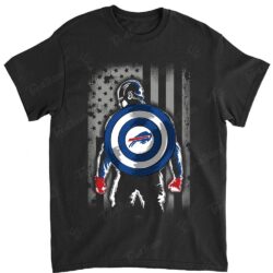 BUFFALO BILLS 018 Ironman Dc Marvel Jersey Superhero Avenger  T-SHIRT 2023