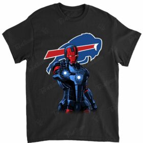 BUFFALO BILLS 019 Ironman Flag Dc Marvel Jersey Superhero Avenger  T-SHIRT 2023