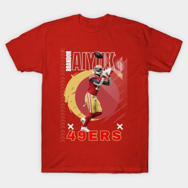 Brandon Aiyuk football 49ers catch T Shirt 1