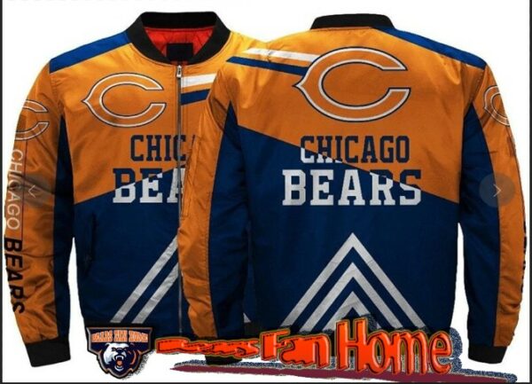 Chicago Bears Bomber jacket 3d custom for fan