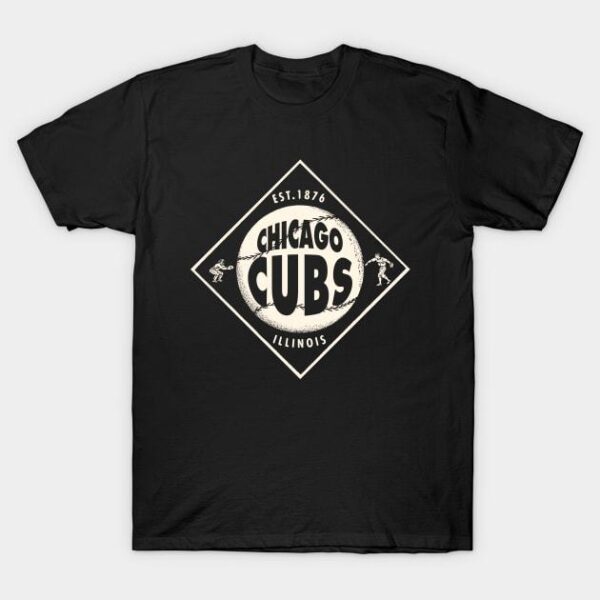 Chicago Cubs Big Ball by c Buck Tee Originals T Shirt 1