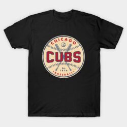 Chicago Cubs Crossed Bats by c Buck Tee Originals T-Shirt