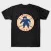 Chicago Cubs Fielding Bear by c Buck Tee Originals T-Shirt Chicago Cubs Fielding Bear by c Buck Tee Originals T Shirt 1