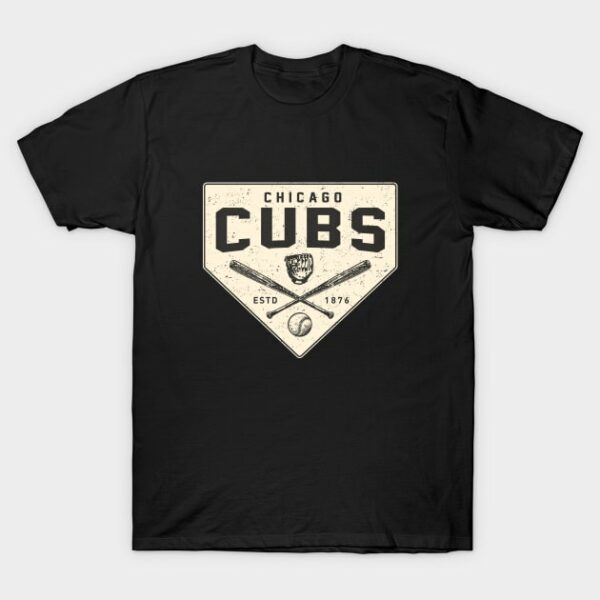 Chicago Cubs Home Base by c Buck Tee Originals T Shirt 1
