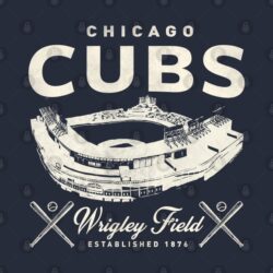 Chicago Cubs Wrigley Field by c Buck Tee Originals T-Shirt Chicago Cubs Wrigley Field by c Buck Tee Originals T Shirt 2