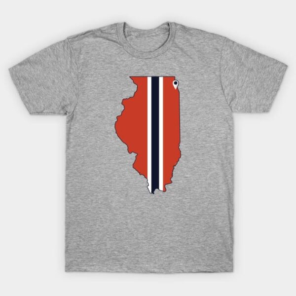 Chicago Football Alternate T Shirt 1