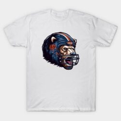 Chicago Football Helmet T-Shirt