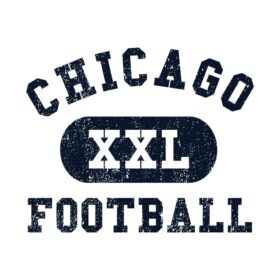 Chicago Football II T-Shirt Chicago Football II T Shirt 2
