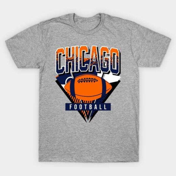 Chicago Football Retro Gameday T Shirt 1