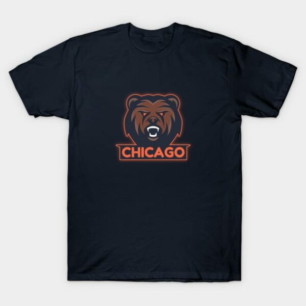 Chicago Football T Shirt 1 1