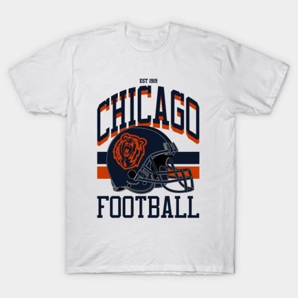 Chicago Football T Shirt 1 2