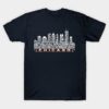 Chicago Football Team All Time Legends, Chicago City Skyline T-Shirt Chicago Football Team All Time Legends Chicago City Skyline T Shirt 1