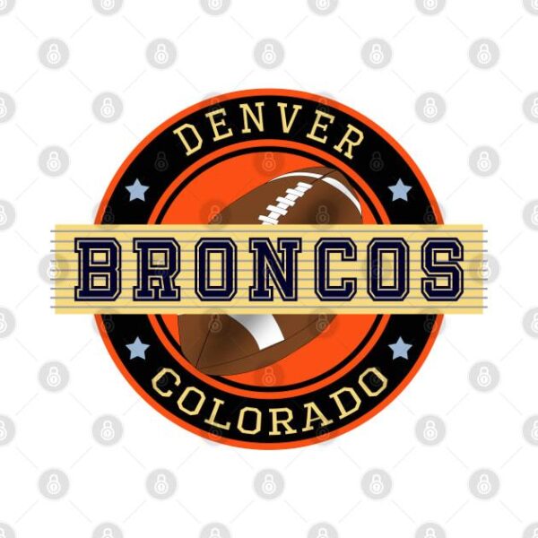 Denver Broncos Football Team Colorado T Shirt 2