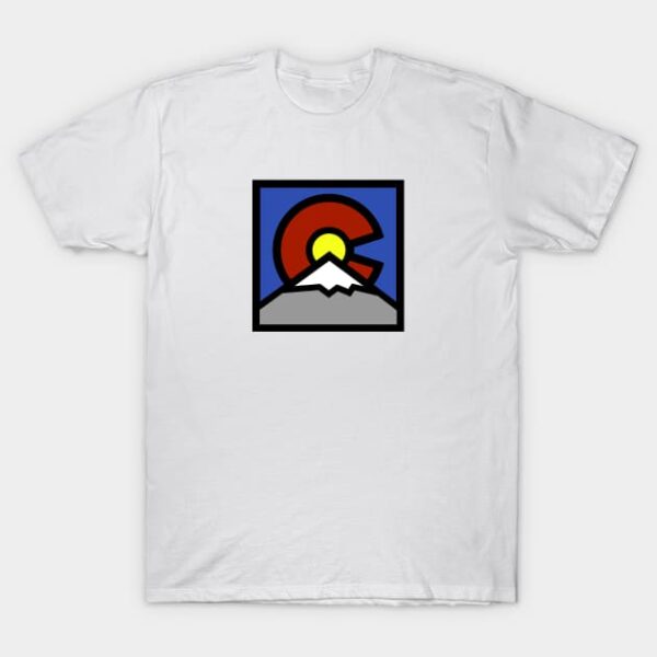 Denver Colorado Colorado Flag Design T Shirt 1