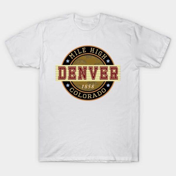 Denver Colorado Emblem T Shirt 1