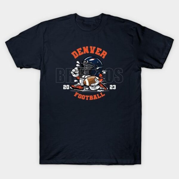 Denver Football T Shirt 1 2