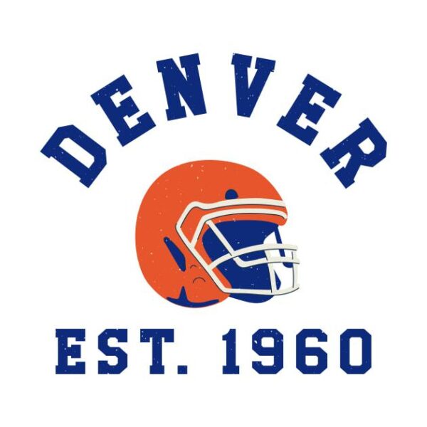 Denver Football T Shirt 2 3