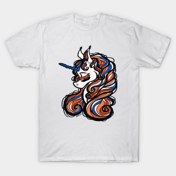 Denver Football Unicorn T Shirt 1