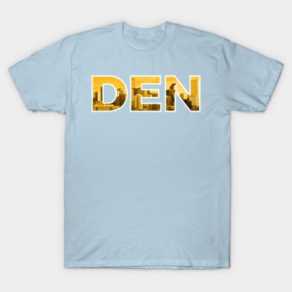 Denver Nuggets DEN Skyline T Shirt 1