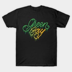 Green Bay Cold Icicle Lettering T-Shirt