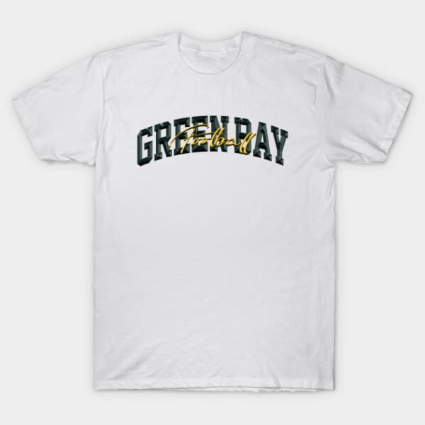 Green Bay Football 3D Chrome T Shirt 1