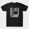 Green Bay Football 8 bit cartridge design T-Shirt Green Bay Football 8 bit cartridge design T Shirt 1
