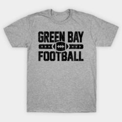 Green Bay Football  Black T-Shirt