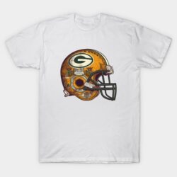Green Bay Football Helmet T-Shirt