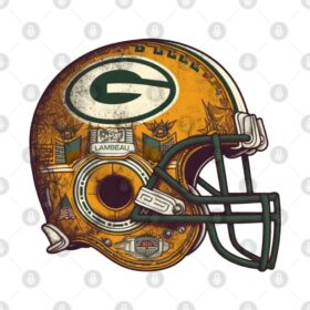 Green Bay Football Helmet T-Shirt Green Bay Football Helmet T Shirt 2