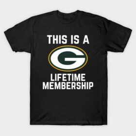 Green Bay Packer Lifetime Membership T-Shirt