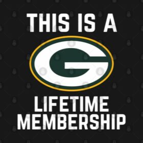 Green Bay Packer Lifetime Membership T-Shirt Green Bay Packer Lifetime Membership T Shirt 2